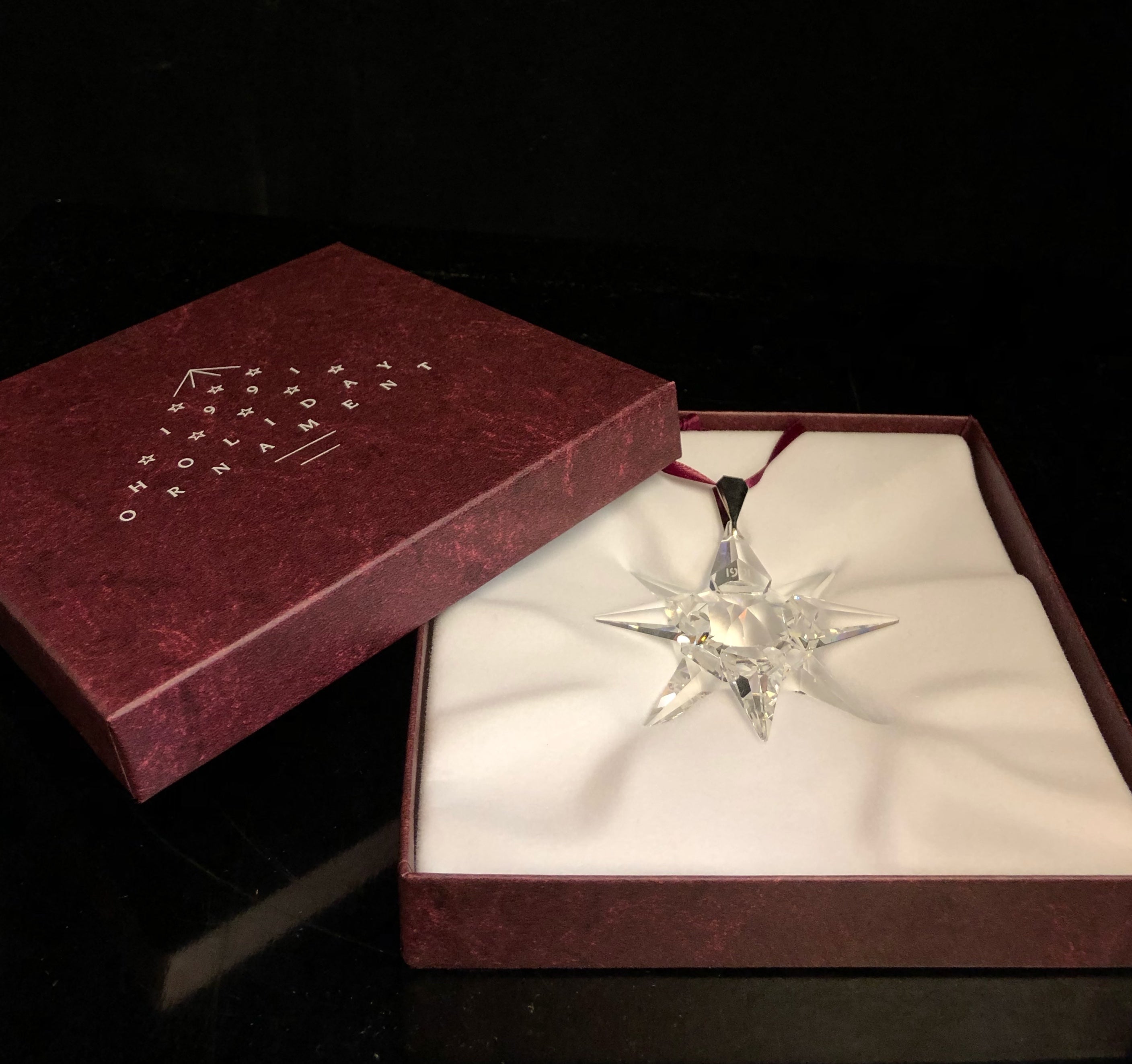 Swarovski 1991 Christmas Ornament